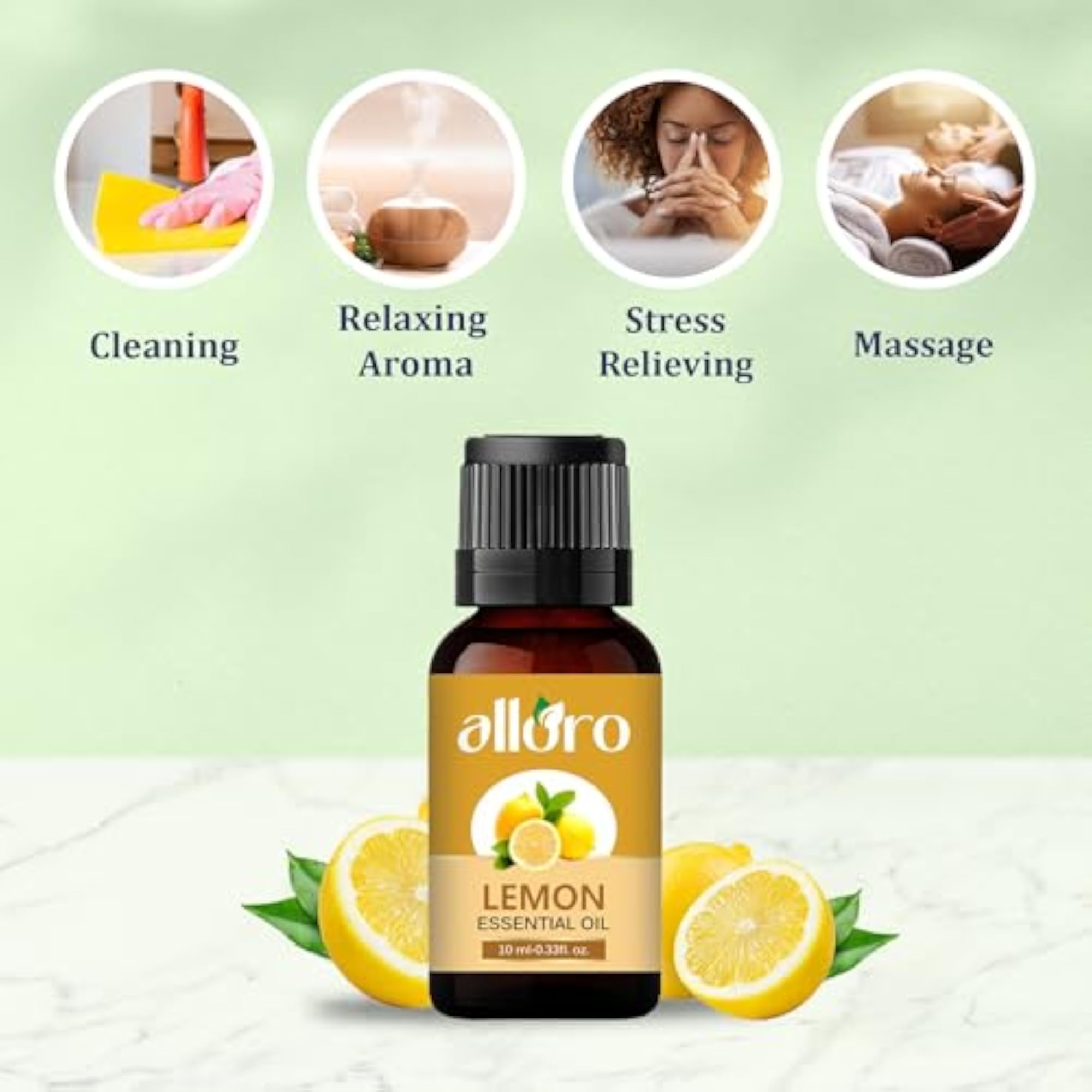 ALLORO Lavender & Lemon Essential Oil, Aroma Therapy